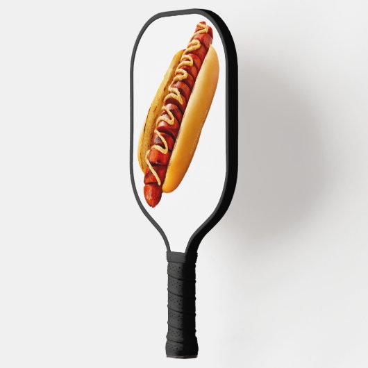 SlipperyJoe's hotdog genesteld zacht broodje leven Pickleball Paddle (Links)