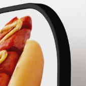 SlipperyJoe's hotdog genesteld zacht broodje leven Pickleball Paddle (Links Detail)