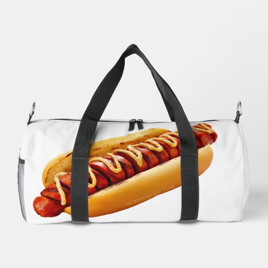 SlipperyJoe's hotdog genesteld zacht broodje leven Plunjezak (Achterkant)