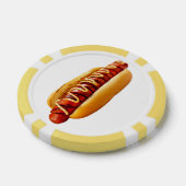SlipperyJoe's hotdog genesteld zacht broodje leven Poker Chips (Enkel)