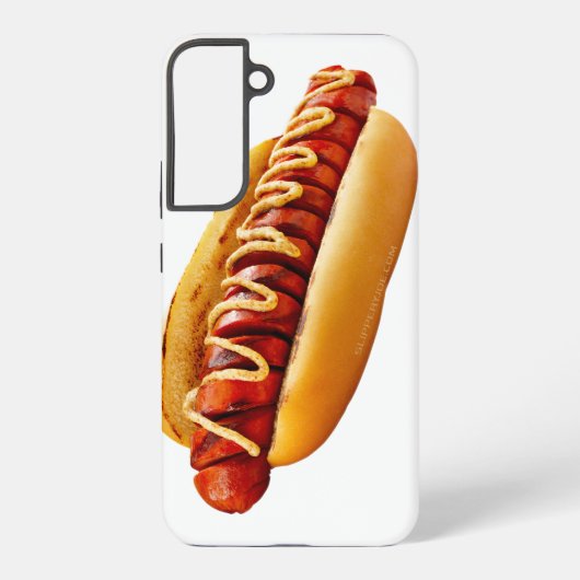 SlipperyJoe's hotdog genesteld zacht broodje leven Samsung Galaxy Hoesje (Achterkant)