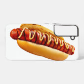 SlipperyJoe's hotdog genesteld zacht broodje leven Samsung Galaxy Hoesje (Achterkant horizontaal)