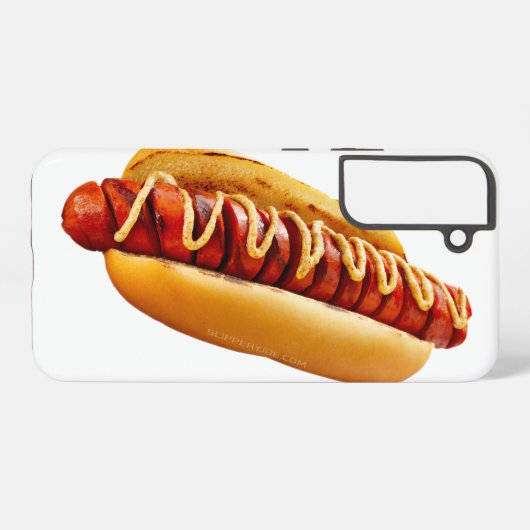 SlipperyJoe's hotdog genesteld zacht broodje leven Samsung Galaxy Hoesje (Achterkant horizontaal)