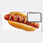 SlipperyJoe's hotdog genesteld zacht broodje leven Samsung Galaxy Hoesje (Linkerkant)