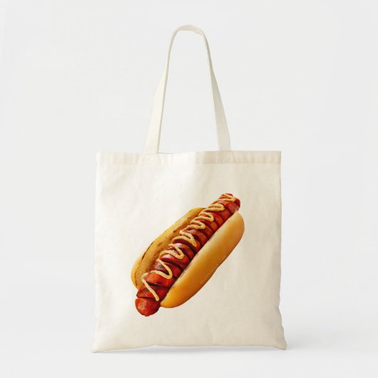 SlipperyJoe's hotdog genesteld zacht broodje leven Tote Bag (Voorkant)