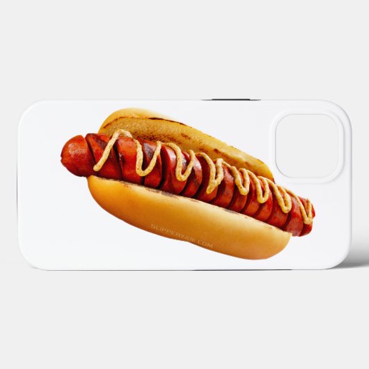 SlipperyJoe's Hotdog mosterd gesneden vlees, boeng Case-Mate iPhone Case (Achterkant (horizontaal))