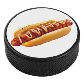 SlipperyJoe's Hotdog mosterd gesneden vlees, boeng Hockey Puck (3/4)