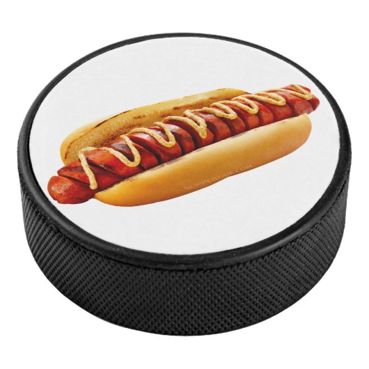 SlipperyJoe's Hotdog mosterd gesneden vlees, boeng Hockey Puck (3/4)