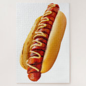 SlipperyJoe's Hotdog mosterd gesneden vlees, boeng Legpuzzel (Verticaal)