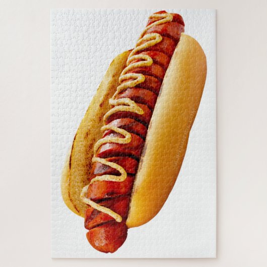 SlipperyJoe's Hotdog mosterd gesneden vlees, boeng Legpuzzel (Verticaal)