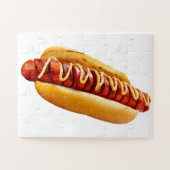 SlipperyJoe's Hotdog mosterd gesneden vlees, boeng Legpuzzel (Horizontaal)