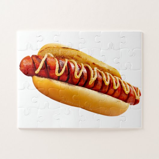 SlipperyJoe's Hotdog mosterd gesneden vlees, boeng Legpuzzel (Horizontaal)