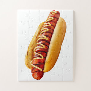SlipperyJoe's Hotdog mosterd gesneden vlees, boeng Legpuzzel