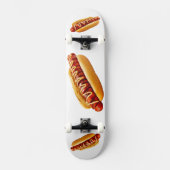 SlipperyJoe's Hotdog mosterd gesneden vlees, boeng Persoonlijk Skateboard (Voorkant)