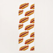SlipperyJoe's Hotdog mosterd gesneden vlees, boeng Yogamat (Achterkant)