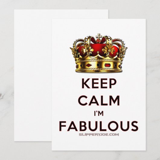 SlipperyJoe's houden rustig fantastische spectacul Feestdagenkaart (Voorkant / Achterkant)