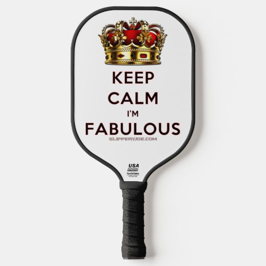 SlipperyJoe's houden rustig fantastische spectacul Pickleball Paddle (Voorkant)