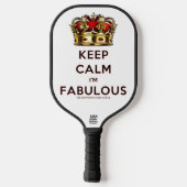 SlipperyJoe's houden rustig fantastische spectacul Pickleball Paddle (Achterkant)