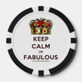 SlipperyJoe's houden rustig fantastische spectacul Poker Chips (Voorkant)