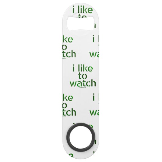 SlipperyJoe's houdt ervan te zien hoe Voyeurisme T Speed Flessenopener (Achterkant)