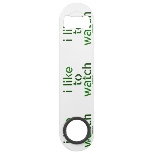 SlipperyJoe's houdt ervan te zien hoe Voyeurisme T Speed Flessenopener (Voorkant)