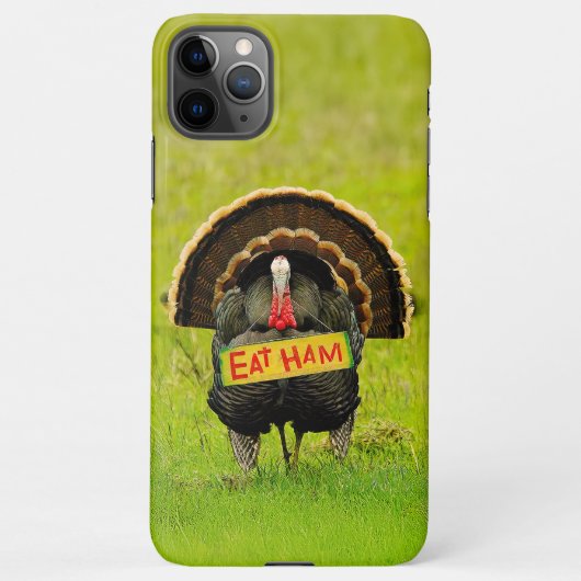 SlipperyJoe's humorous clever Thanksgiving theme t iPhone Hoesje (Achterkant)