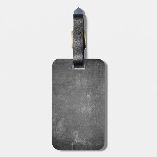 SlipperyJoe's I Like Boys vuile krijtbord donker t Bagagelabel (Achterkant verticaal)