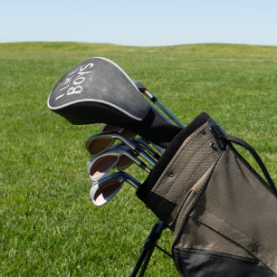 SlipperyJoe's I Like Boys vuile krijtbord donkere Golfheadcover