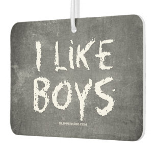 SlipperyJoe's I Like Boys vuile schoolbord donkere Luchtverfrisser
