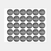 SlipperyJoe's I Like Girls vuil krijtbord donker Labels (Vel)