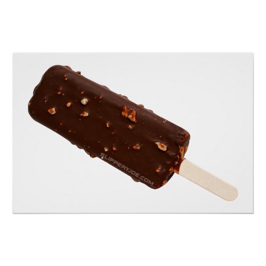SlipperyJoe's Ice Cream Bar-heerlijke chocolade-co Perfect Poster (Voorkant)