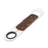 SlipperyJoe's Ice Cream Bar-heerlijke chocolade-co Speed Flessenopener (Voorkant Gekanteld)