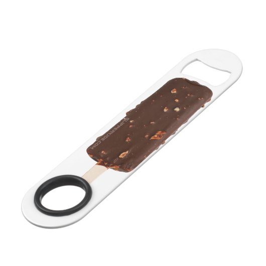 SlipperyJoe's Ice Cream Bar-heerlijke chocolade-co Speed Flessenopener (Voorkant Gekanteld)