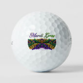 SlipperyJoe's iconic Mardi Gras–themed image elega Golfballen (Voorkant)