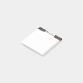 SlipperyJoe's iconische Mardi Gras-thema afbeeldin Post-it® Notes (Schuin)
