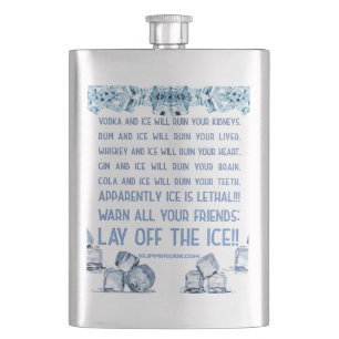 SlipperyJoe's ijskoolwodka rum cola whiskey Flacon