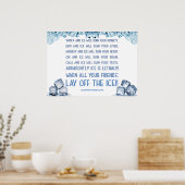 SlipperyJoe's ijskoolwodka rum cola whiskey Poster (Keuken)