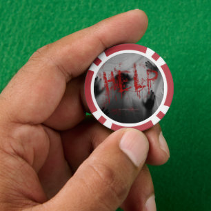 SlipperyJoe's ijzingwekkende horror-visuele dikke Poker Chips