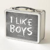 SlipperyJoe's ik hou van Boys vuile karton schrijv (Achterkant)