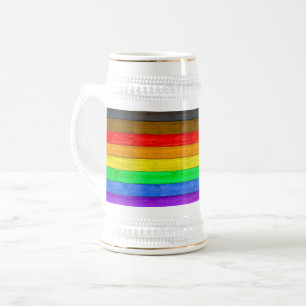 SlipperyJoe's inclusieve regenboogvlag textuur ru Bierpul