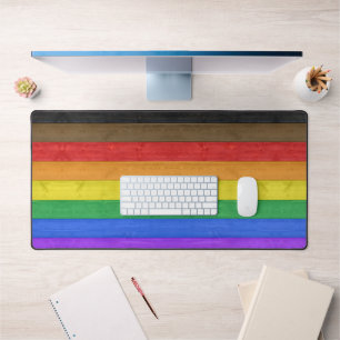 SlipperyJoe's inclusieve regenboogvlag textuur ru Bureaumat