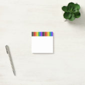 SlipperyJoe's inclusieve regenboogvlag textuur ru Post-it® Notes (Kantoor)
