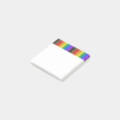 SlipperyJoe's inclusieve regenboogvlag textuur ru Post-it® Notes (Schuin)