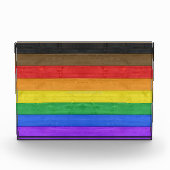SlipperyJoe's Inclusive gay pride vlag gestructure Fotoblokken (Voorkant)
