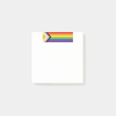 SlipperyJoe's Intersekse trotsvlag gele achtergron Post-it® Notes (Voorkant)