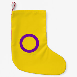 SlipperyJoe's Intersex Pride Vlag homo geschenken Kleine Kerstsok