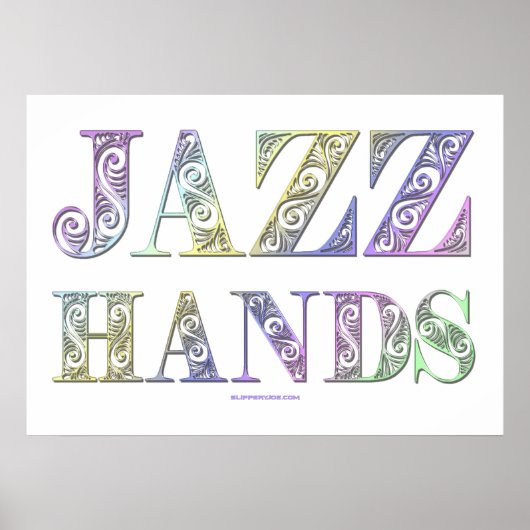 SlipperyJoe's Jazz Hands Broadway musicals dans Poster (Voorkant)