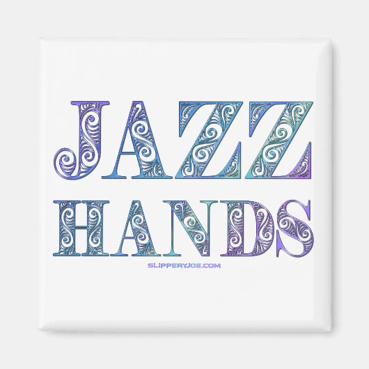 SlipperyJoe's Jazz Hands Broadway musicals dansen  Magneet (Voorkant)