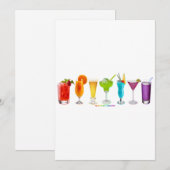 SlipperyJoe's juicht alcoholcocktails LGBTQIA gay Feestdagenkaart (Voorkant / Achterkant)