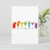 SlipperyJoe's juicht alcoholcocktails LGBTQIA gay Feestdagenkaart (Staand voorkant)